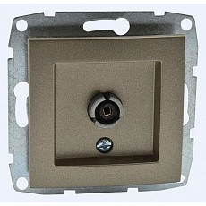 ТВ-розетка без рамки mono electric despina - larissa 500-002305-138
